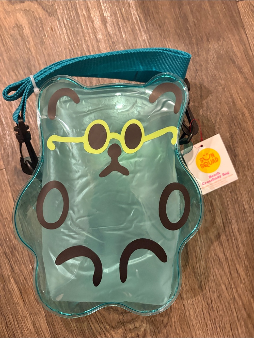 FREE in bundle NWT kids clear gummy bear bag with strap